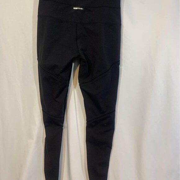 karma leggings. Black. Size 2. New condition. See through lines. Compression. - Picture 7 of 9